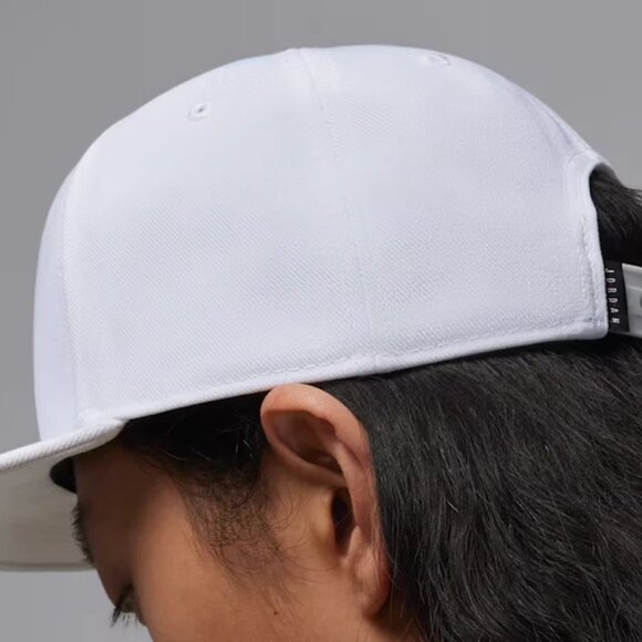 Nike Air Jordan Jumpman Pro Snapback Hat Unisex White Size L/XL FV5296-100 - Picture 3 of 5